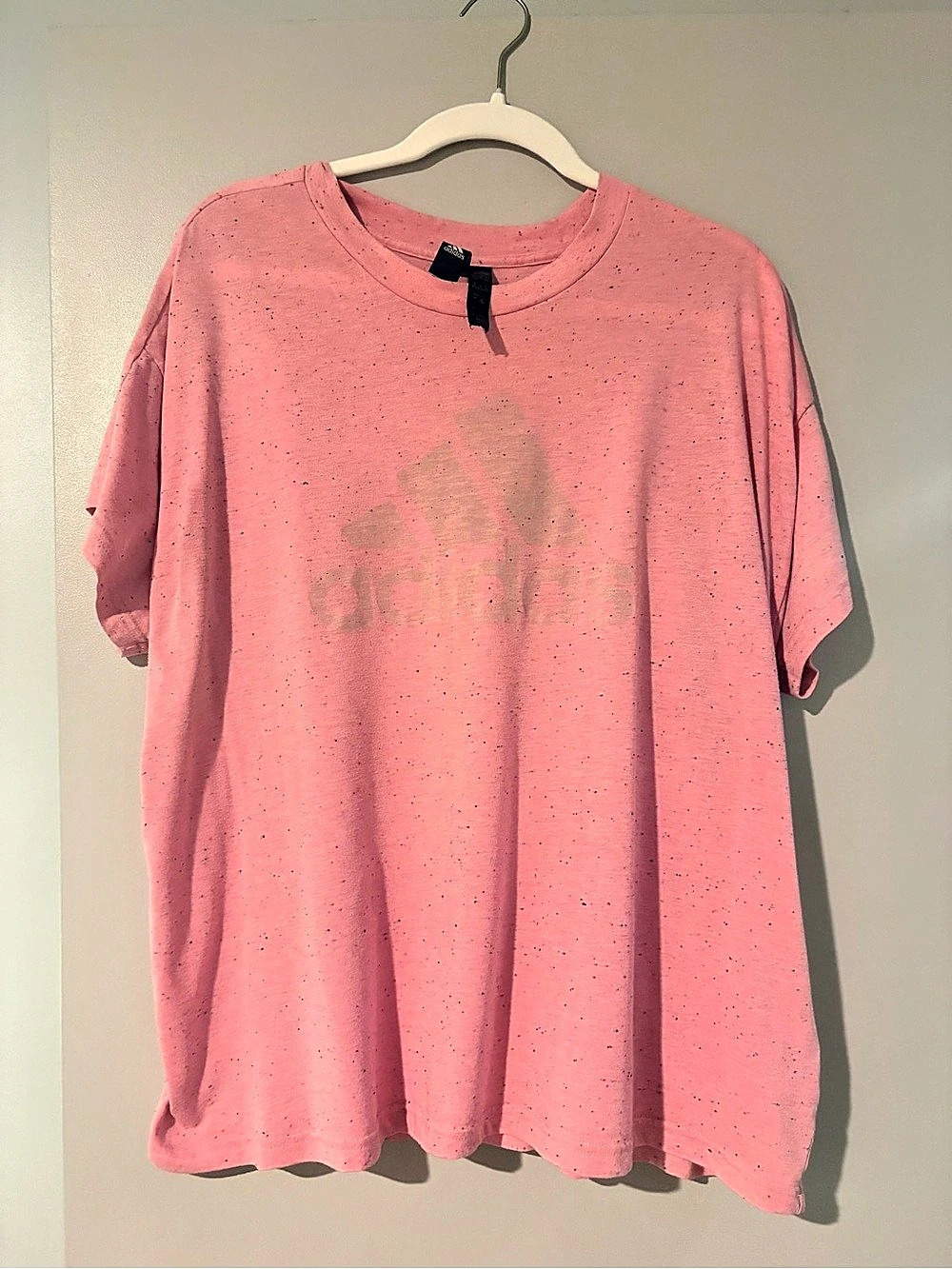 adidas Short Sleeve Tee in Pink Size 2XL Like New